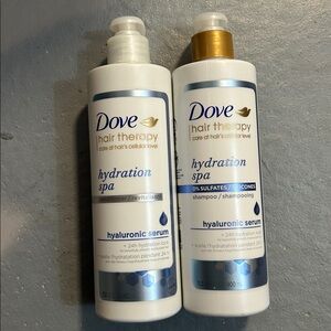 NEW 🆕 Dove Hair Therapy Hydration Spa Shampoo Conditioner set 0% sulfates